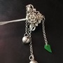 Collection of Chinese handmade Tibetan silver hairpins -12