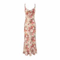 Summer vacation casual sexy hip long skirt dress - Thumbnail 2