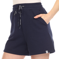 White Mark Women's Longline Sweat Shorts - Thumbnail 1