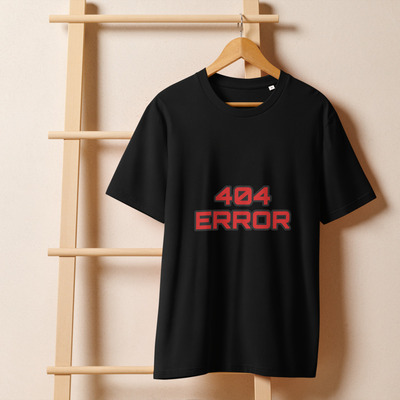 Unisex organic ribbed neck t-shirt