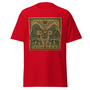 Elephant Love Art T-Shirt, Warli Tribal Design, Symmetrical Patterns, 4K Details, Cultural Heritage-4