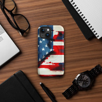 USA Flag Print MagSafe tough case for iPhone - Thumbnail 3