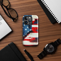 USA Flag Print MagSafe tough case for iPhone - Thumbnail 6