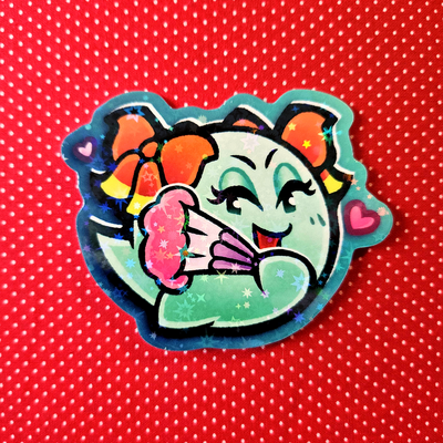 Lady bow paper mario sticker - Thumbnail 3