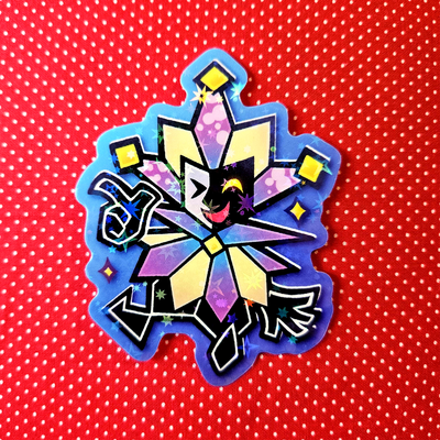 Dimentio paper mario sticker - Thumbnail 1