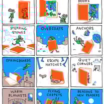 "Books Are..." Poster