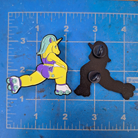 Roller Pony Pin 02 Enamel Pin - Thumbnail 1