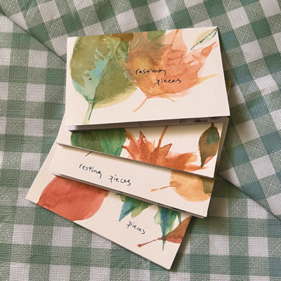 Resting pieces zine