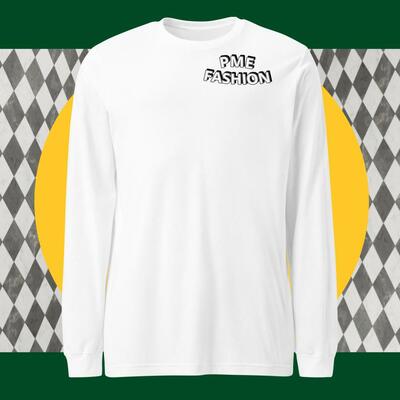 Pme fashion white arch unisex long sleeve tee