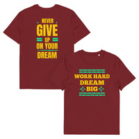 Unisex Custom Organic Cotton T-Shirt | Motivational Front & Back Print - Thumbnail 11