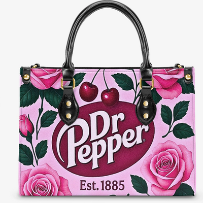 *pink rose pop handbag | small /med | pu leather| free ship!*