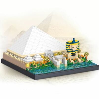 No-name mini micro bricks building blocks | pyramid - Thumbnail 2