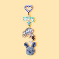 Nu : Carnival Long Beaded Plushie Keychain - Thumbnail 3