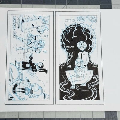 Original illustration- metroid- scavengers, mother/mb* #maytroid2025