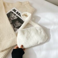 Women Fashion New Plush Fluffy Shoulder Crossbody Handbags  - Thumbnail 2