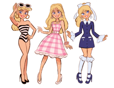 Barbiez Print