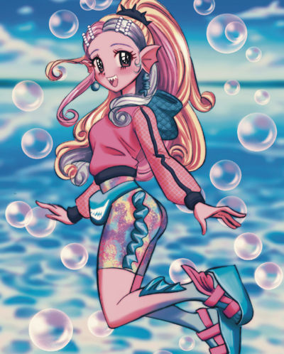 Lagoona Blue Print