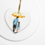 Father and Daughter Ornament, Gift, -2