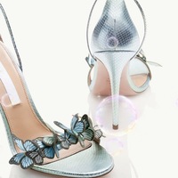 New Strap Butterfly High Heels  - Thumbnail 6