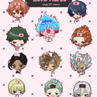Love Nurse Twisted Wonderland 2.5'' Acrylic Charms - Thumbnail 2