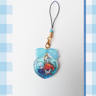 Snake butterfly birthday phone charm