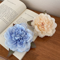 2pcs Large Peony Hair Clip~Girl Flower Head Seaside Vacation Style Clip Hair Accessories - Thumbnail 2