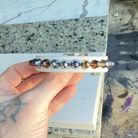 Rainbow Short British Stud Wristband - Thumbnail 3