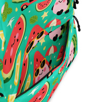 Women Cute Backpack Kawaii Red Watermelon Wonderland - Thumbnail 7