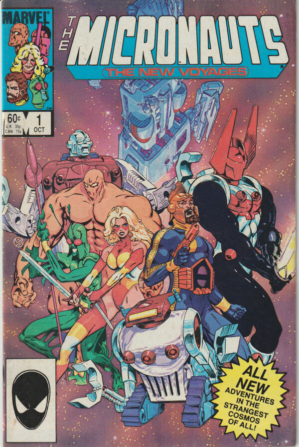 Marvel Comics The Micronauts: The New Voyages Nos. 1, 7 1984-85