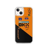 Oscar Piastri McLaren F1 race suit 2025 Clear Case for iPhone - Thumbnail 21