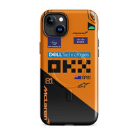 Oscar Piastri McLaren F1 race suit 2025 MagSafe tough case for iPhone - Thumbnail 5