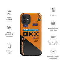 Oscar Piastri McLaren F1 race suit 2025 Tough Case for iPhone - Thumbnail 4