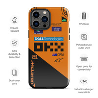 Oscar Piastri McLaren F1 race suit 2025 Tough Case for iPhone - Thumbnail 11