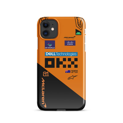 Oscar piastri mclaren f1 race suit 2025 snap case for iphone