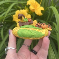 Sallie the Sleepy Pumpkin WItch - Thumbnail 2
