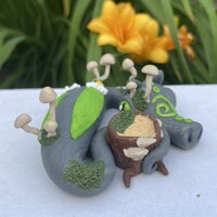 Daisy the Sleepy Mushroom Dragon - Thumbnail 1