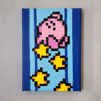 Kirby's star leap