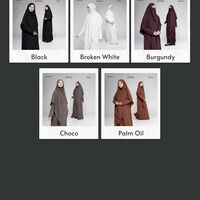 Wafa Abaya – Abaya Set Khimar UV Protection, Eid Outfit, Hajj Umrah Abaya, prayer clothes, Islamic Clothing, Women modest dress, French Khimar - Thumbnail 8