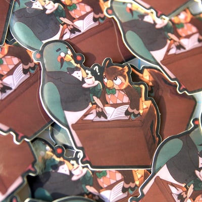 Acnh stickers 2.5" x 2.8