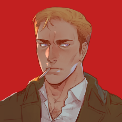 Erwin red print 7" x 7.1"