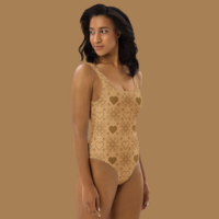 Caramel Heart Swimsuit - Thumbnail 1