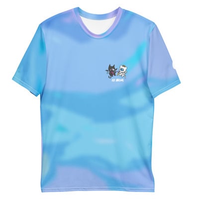 Good n evil all over print tee