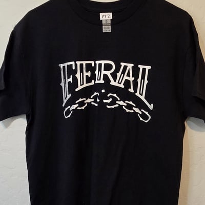 Medium feral hand screen printed shirt