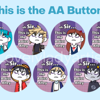 Sir this is the artist alley button bundle