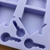 Key & House Outline Silicone Mold - Thumbnail 4