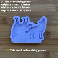 Howling Wolf Silicone Mold - Thumbnail 1