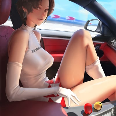 Reiko nagase (ridge racer) print