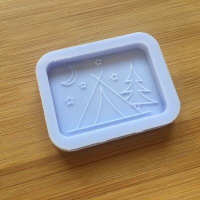 Nature camping silicone mold