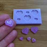 Pixel Heart Silicone Mold - Thumbnail 2