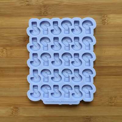 Question mark silicone mold